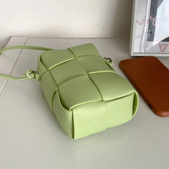 Mini Crossbody Phone Bag PU Leather Zipper Shoulder Bag
