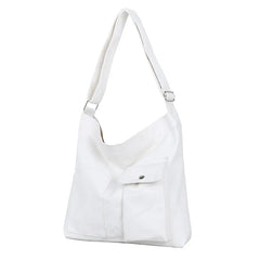 Youth Canvas Shoulder Bag Messenger Bag Student Handbag