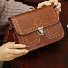 Small Square Women Bag Retro Shoulder Bag Messenger Bag