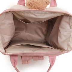 Backpack Cartoon Bear Doll Casual Student School Shoulder Bag