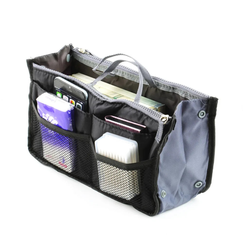 Women's Organizer Bag for Makeup Travel Insert Purse