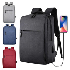 Anti Theft Laptop USB Backpack School Bag Rucksack