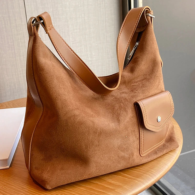 Large Capacity Women's Shoulder Bag All-Match Commuter Bag