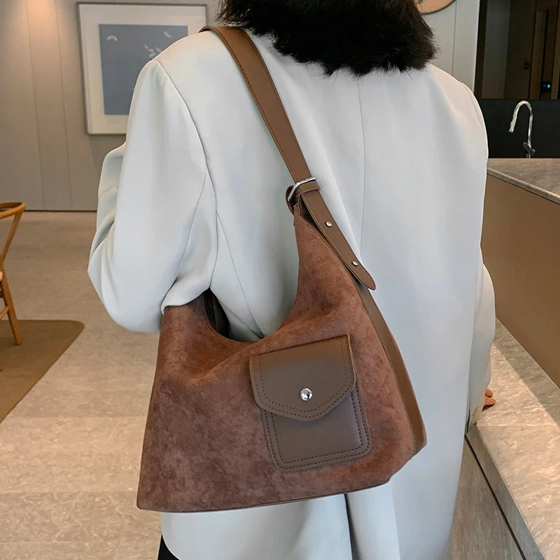 Large Capacity Women's Shoulder Bag All-Match Commuter Bag