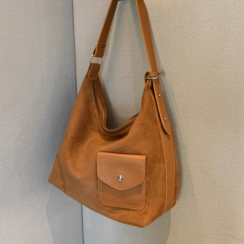 Large Capacity Women's Shoulder Bag All-Match Commuter Bag