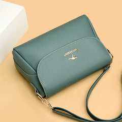 Large-Capacity Soft Leather Shoulder Bag Ladies Messenger Bag