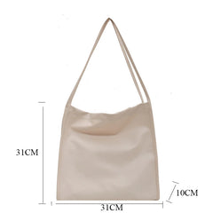 Large Capacity Soft Tote Bag Women's Leather Handbag