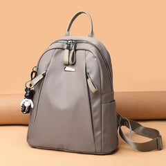 Casual Women Anti-theft Backpack Large Capacity Waterproof Fabric