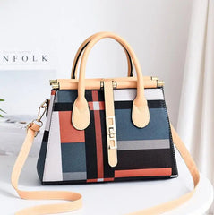 Large Lady Bag Women Handbag Patchwork Purse Single Shoulder Bag