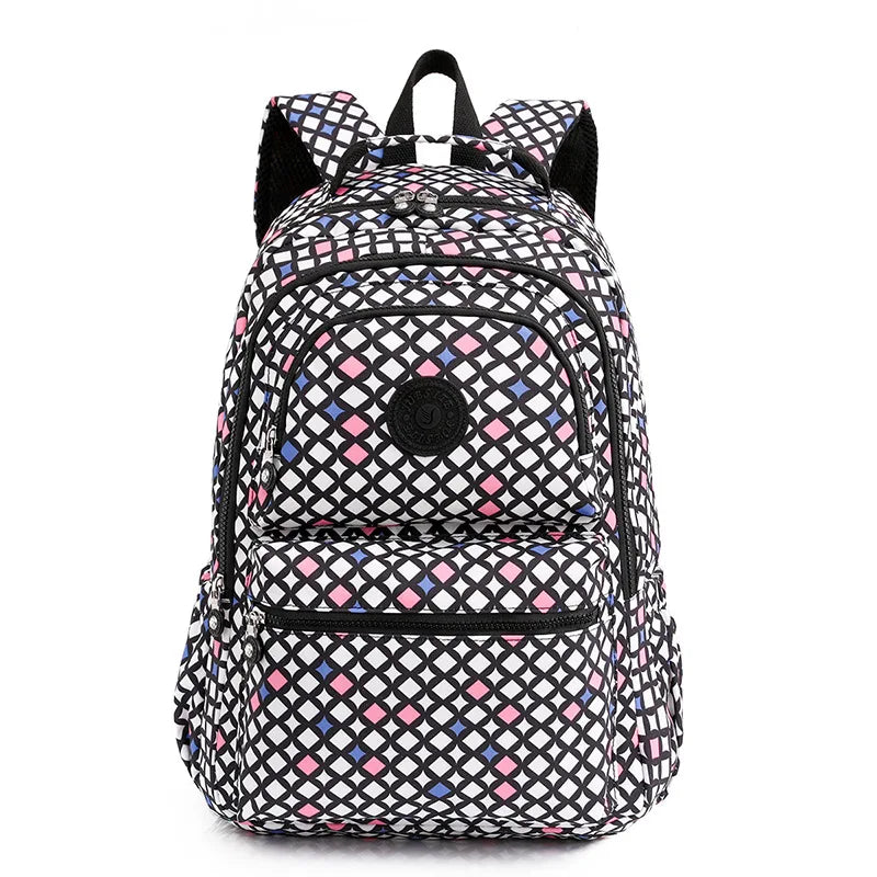 Lightweight Sport Backpacks Women Casual Rucksacks Waterproof Travel Bagpack