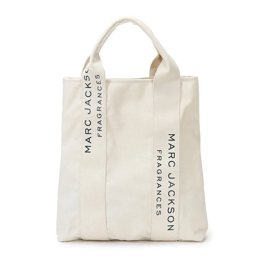 Japanese Letter Shoulder Bag Canvas Storage Handbag