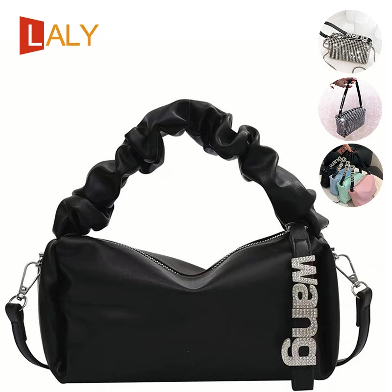 Alexander Shoulder Handbag Diamond PU Leather Messenger Bag