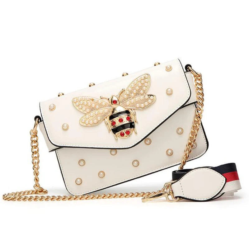 Diamond Women Handbag Messenger Bag Style PU Leather Bags