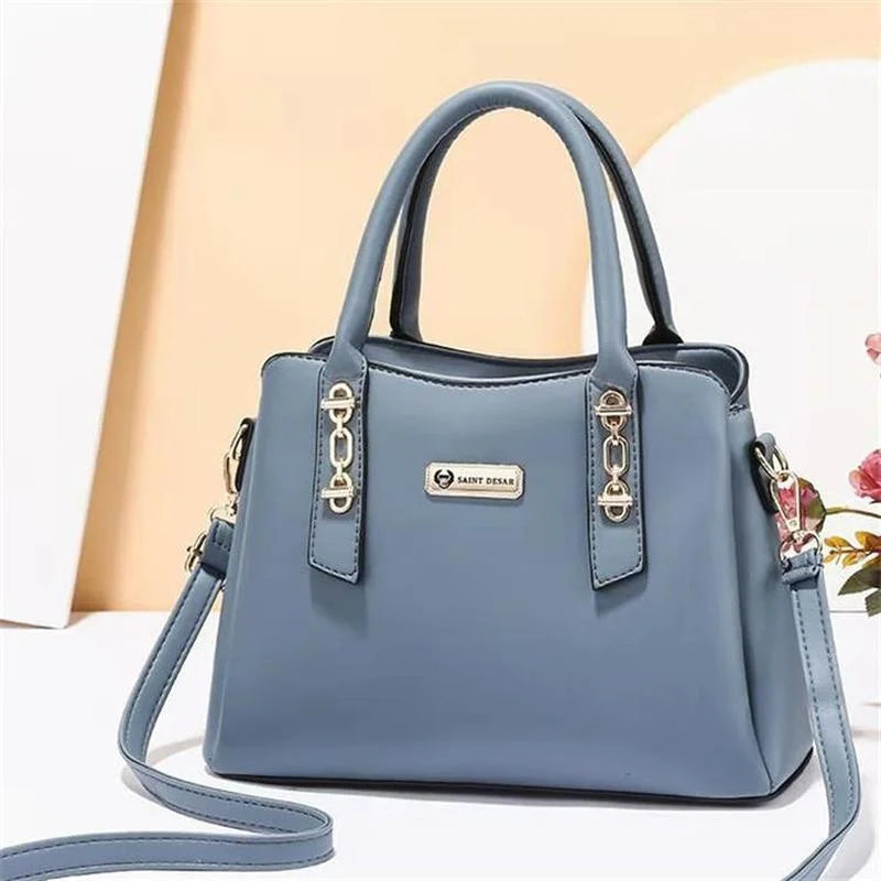 Women Crossbody Shoulder Bag Solid Messenger Handbag Casual Tote