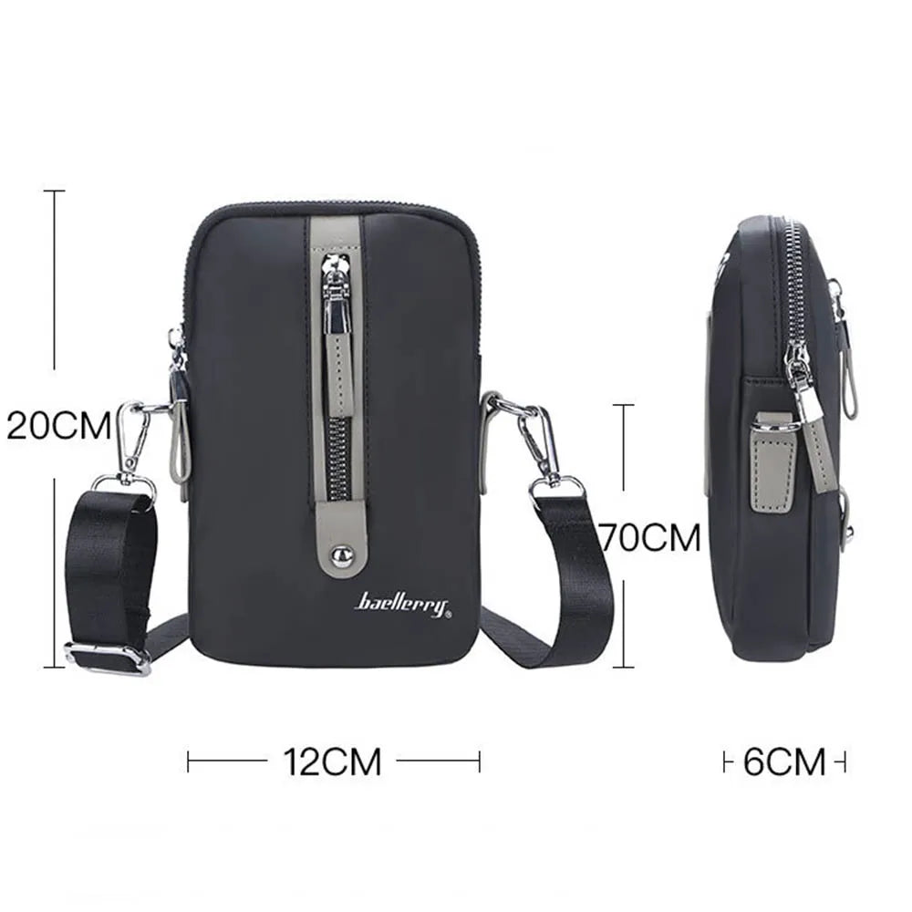 Men Bag Sports Phone Pocket Multi-Function Small Male Shoulder Bags