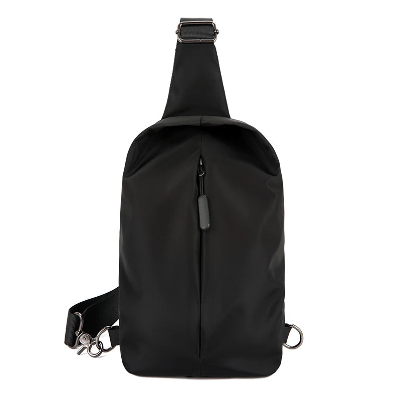 Men's Belt Bag Charging Chest Bag Travel Bag Multi-function Messenger Bag Pocket