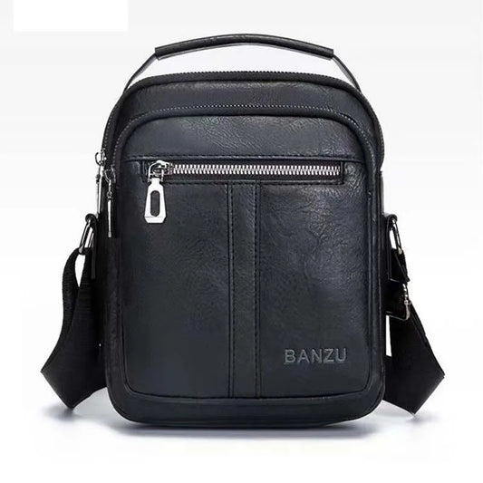 Men's Leather Crossbody Business Shoulder Bag