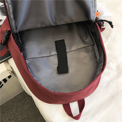 Men's Large Waterproof Nylon Backpack Travel School Multifunctional Backpack