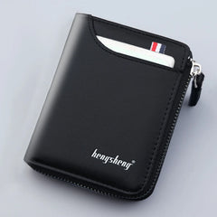 Men's PU Leather Short Wallet Billetera Hombre
