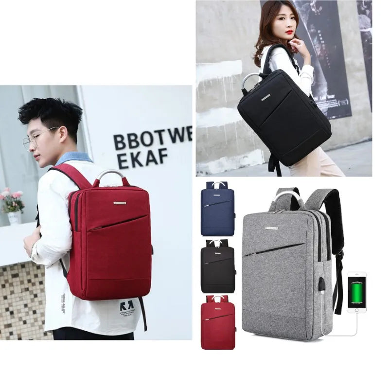 Large-capacity Schoolbag Casual Texture Backpack