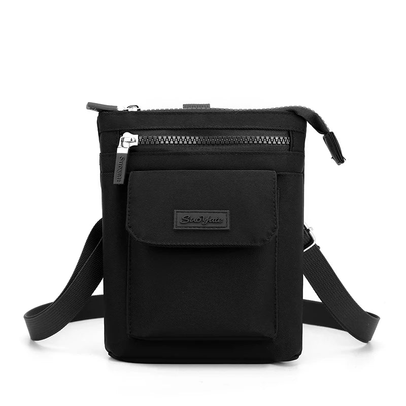 Nylon Women Messenger Bag Solid Mini Ladies Shoulder Crossbody Phone
