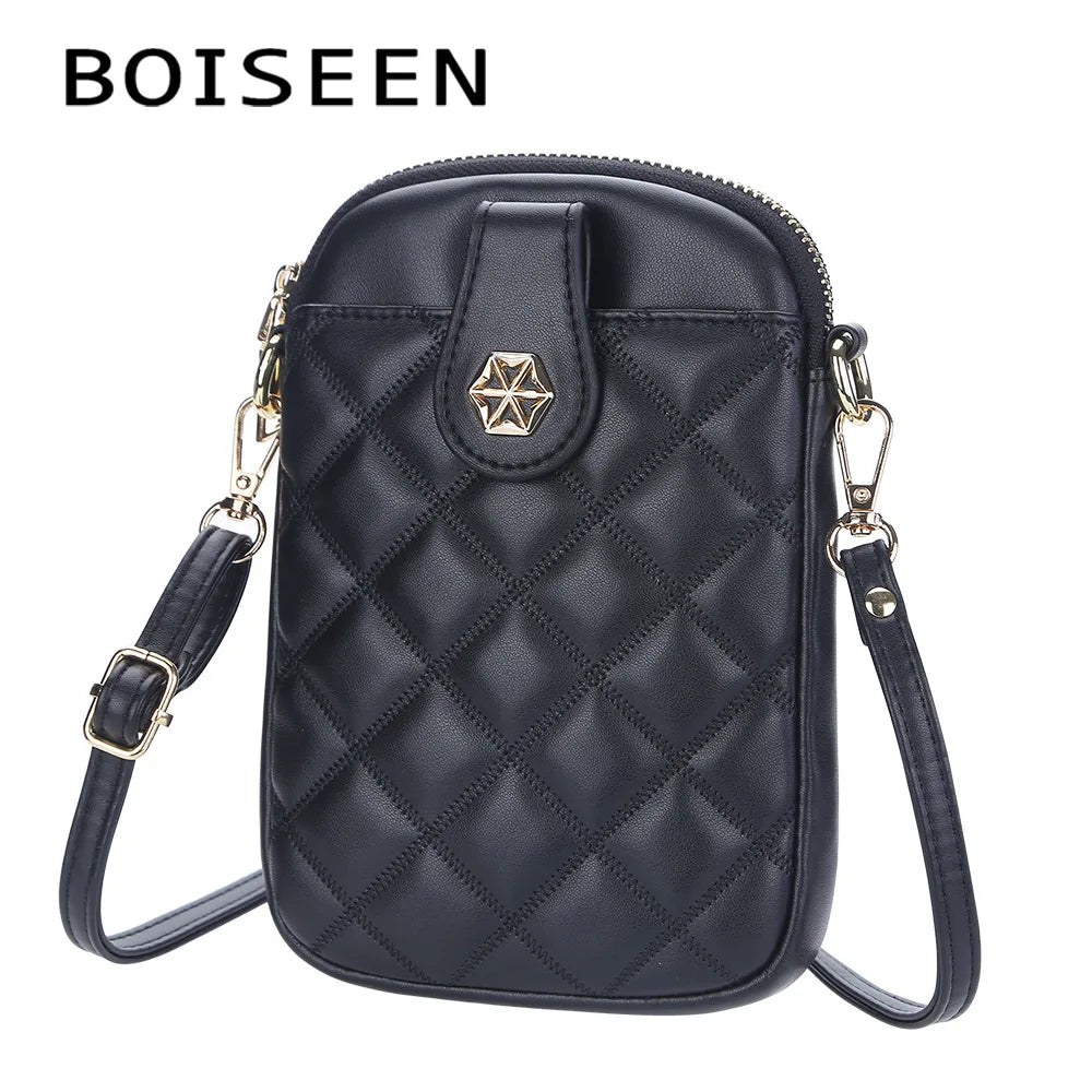 Soft Female Shoulder Bag Summer Small Zipper Girl Phone Pocket Mini Bag
