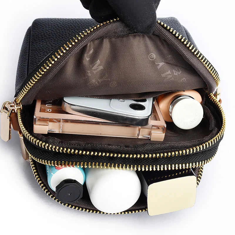 Large-Capacity Double-Compartment Bag Shoulder Messenger Small Bag