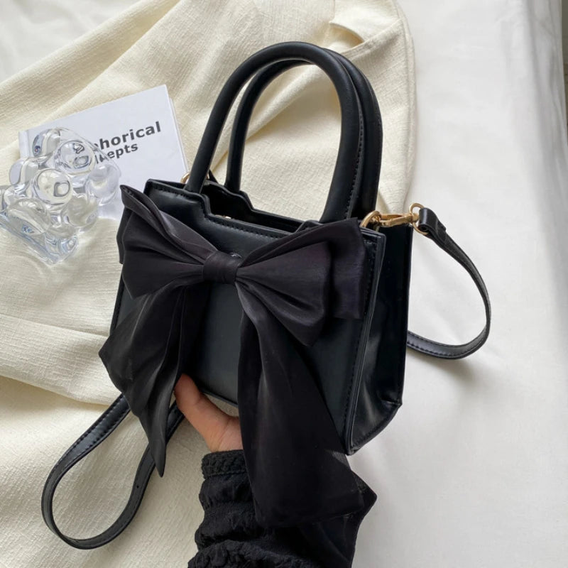 Net Red Small Square Bag Women's Bag Casual Bow Small Square Bag
