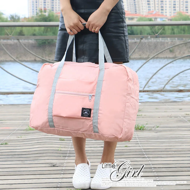 Foldable Travel Bag Large Capacity Waterproof Handbag