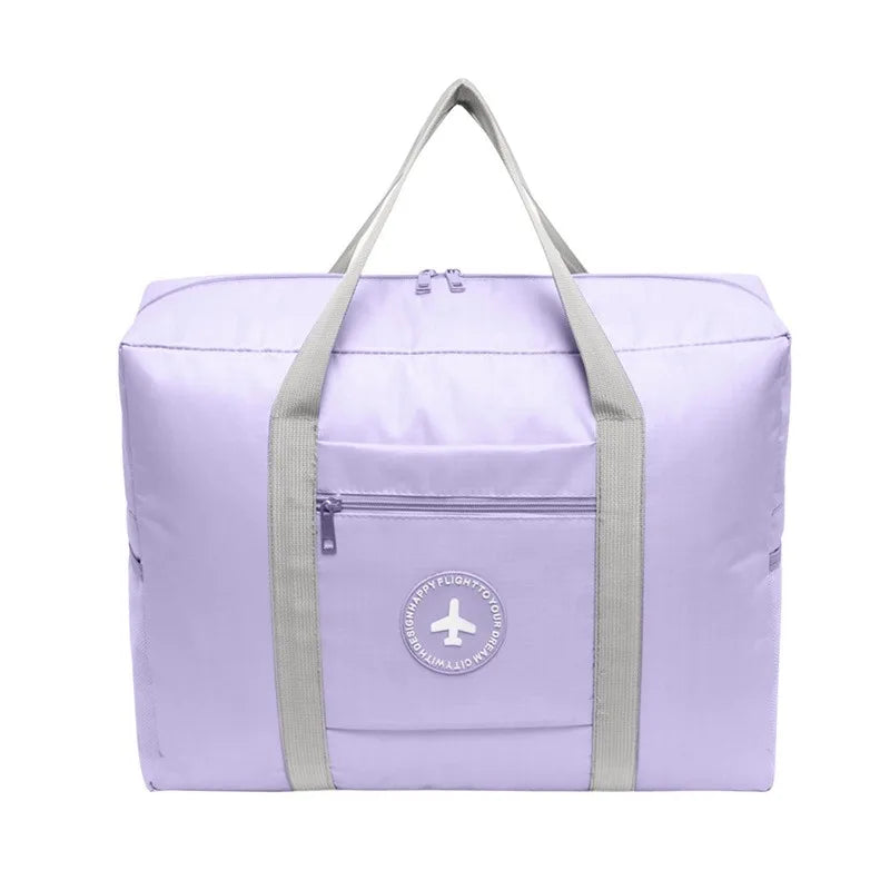 Nylon Foldable Travel Bags Large Capacity Waterproof Handbags Men Women