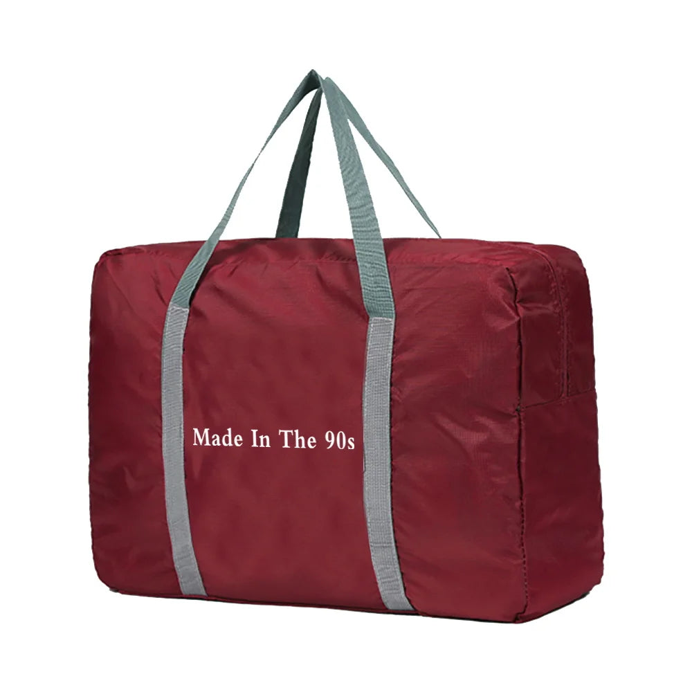 Nylon Foldable Travel Bags Large Capacity Unisex Handbags Men Women