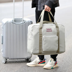 Nylon Foldable Travel Bags Unisex Large Luggage Bag