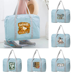 Nylon Travel Bag Unisex Large Capacity Storage Women Men