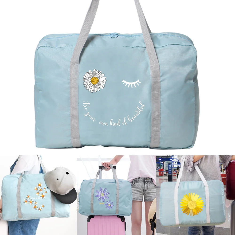 Nylon Foldable Travel Bags Large Capacity Storage Bag Women Men WaterProof