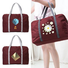 Nylon Travel Bags Large Capacity Waterproof Handbags Unisex Men 3D Pattern