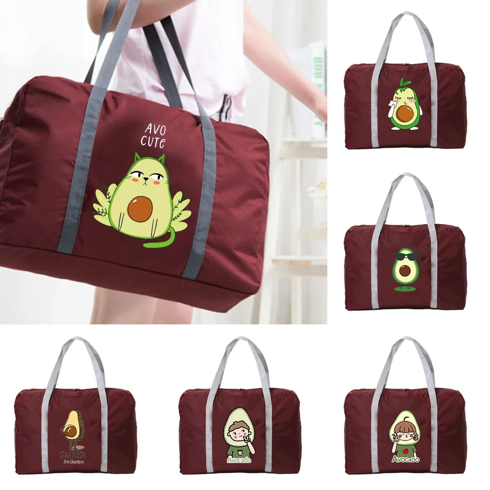 Nylon Foldable Travel Bags Large Capacity Handbags WaterProof Men Women