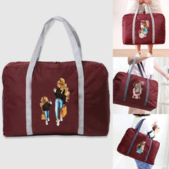 Nylon Foldable Travel Bags Large Capacity Luggage Waterproof Handbags Unisex