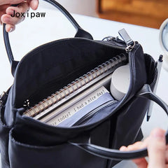 Nylon Shoulder Bag for Women Large Capacity Crossbody Bag Vintage Style