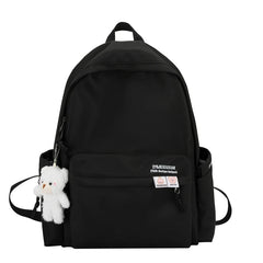 Nylon Women Backpack Female Letter Printing Travel Bag
