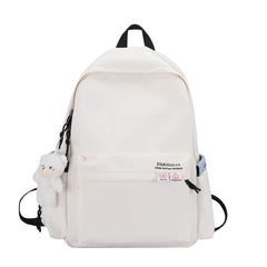 Nylon Women Backpack Female Letter Printing Travel Bag