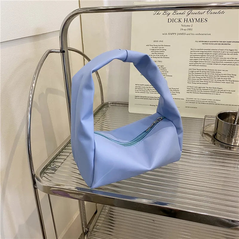 One Shoulder Knot Tofu Handbag Women's Subaxillary Bag