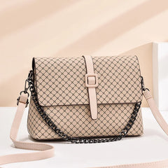 One-shoulder Messenger Bag Women's High-quality Contrast Printing Small Square B