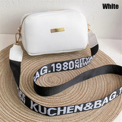 Small Square Messenger Bag for Women PU Leather