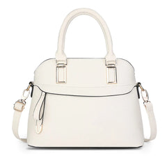 PU Leather Solid Shoulder Handbag Messenger Bag