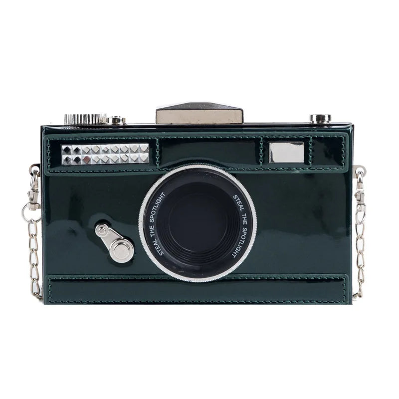 Camera Shape Clutch Retro Shoulder Bag Mini Messenger Bag Purse
