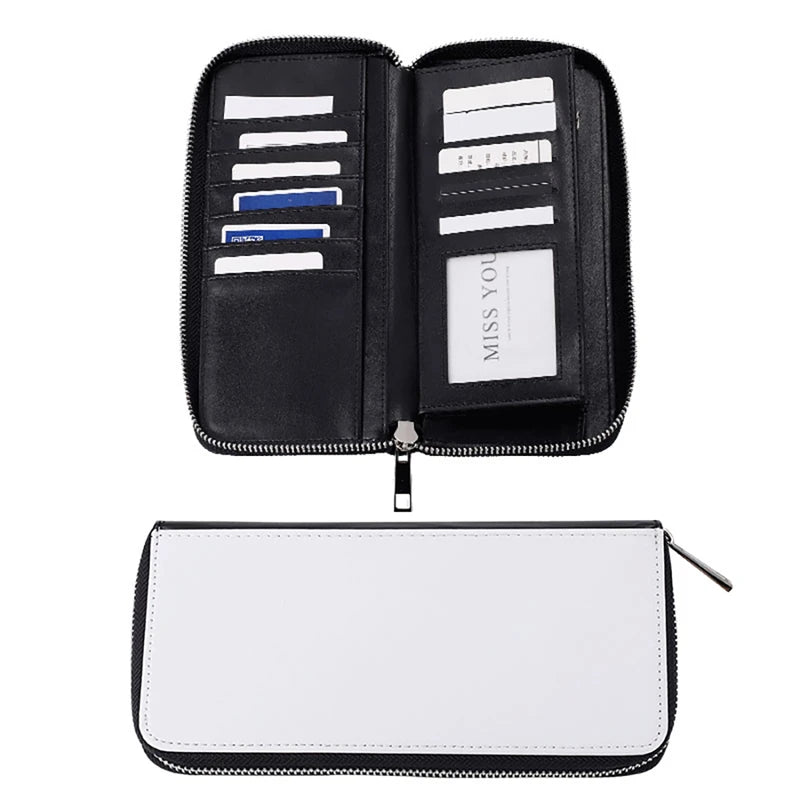 Customized Photo Zipper Clutch Wallet for Women