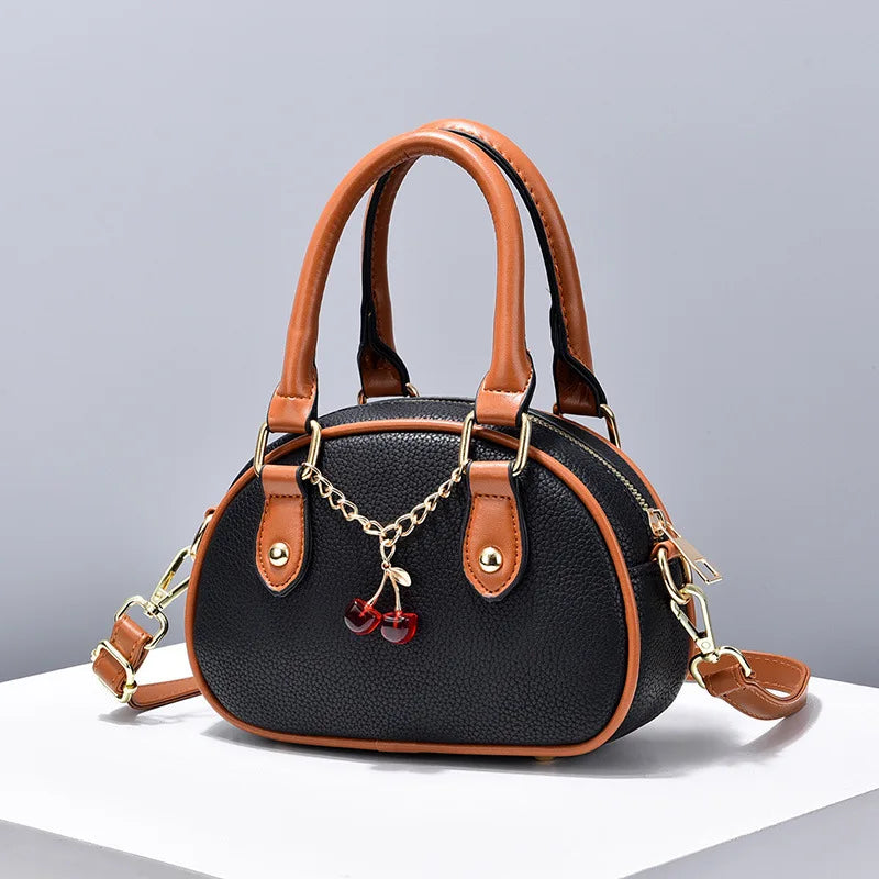 Cherry Small Square Messenger Bag for Women