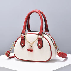 Cherry Small Square Messenger Bag for Women
