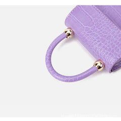 Crocodile Pattern Shoulder Bag Messenger Handbag