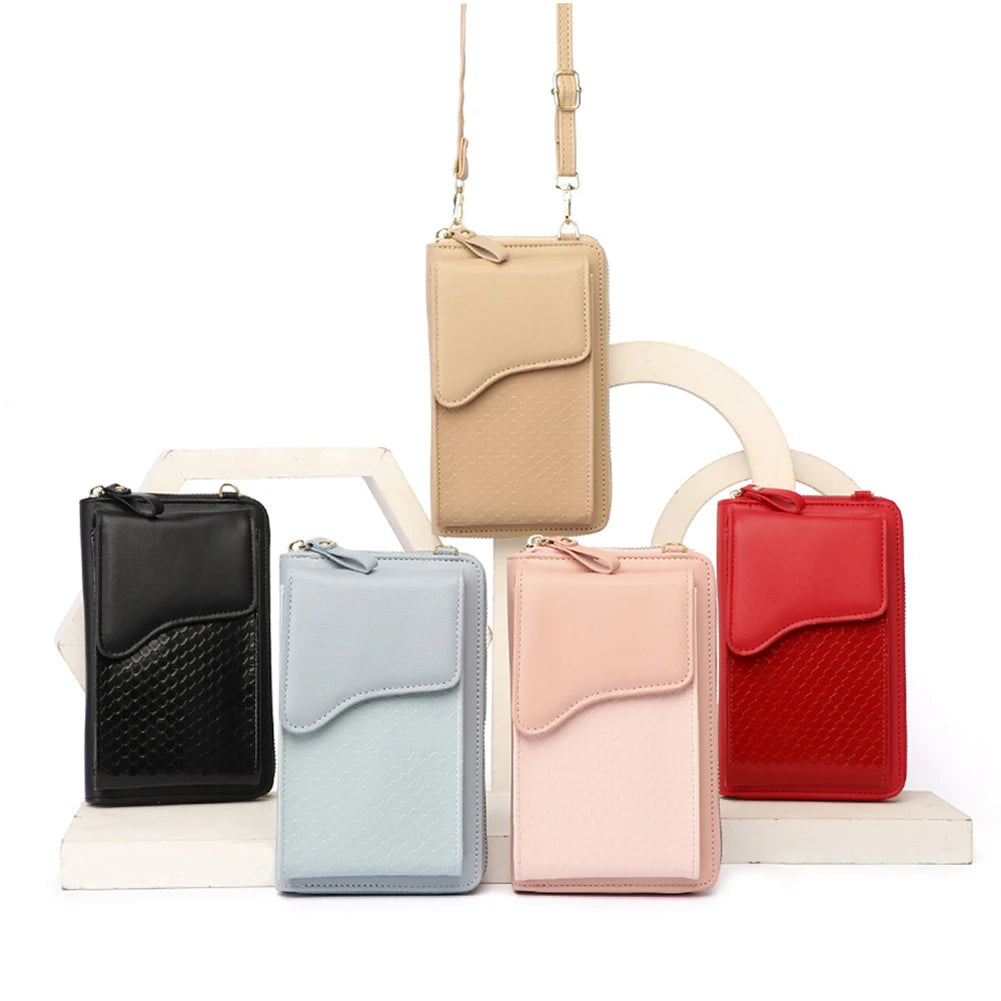 Snake Pattern Shoulder Crossbody Phone Bag for Shopping